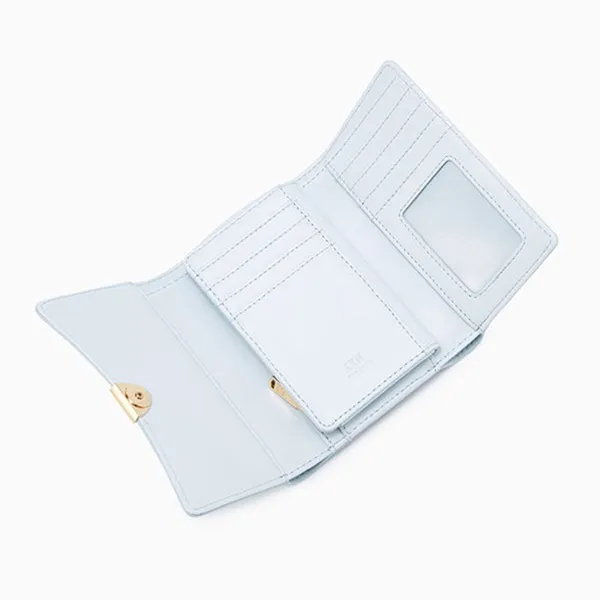 Ví Nữ Lyn Ari Semi Short Wallets LL23WWF026 Màu Xanh Blue - Túi xách - Vua Hàng Hiệu