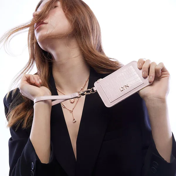 Ví Nữ Lyn Erica Coin Purse Wallets LL24CWF001 Màu Hồng
