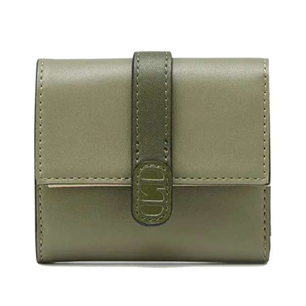 Ví Nữ Lyn Iggy Trifold Wallets LL24CWF042 Màu Xanh Green - Túi xách - Vua Hàng Hiệu
