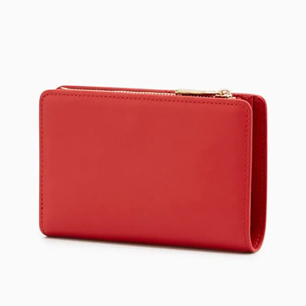 Ví Nữ Lyn Jemma Semi Short Wallets LL23WWF024 Màu Đỏ