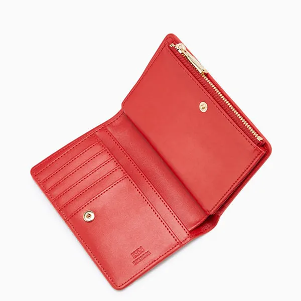 Ví Nữ Lyn Jemma Semi Short Wallets LL23WWF024 Màu Đỏ