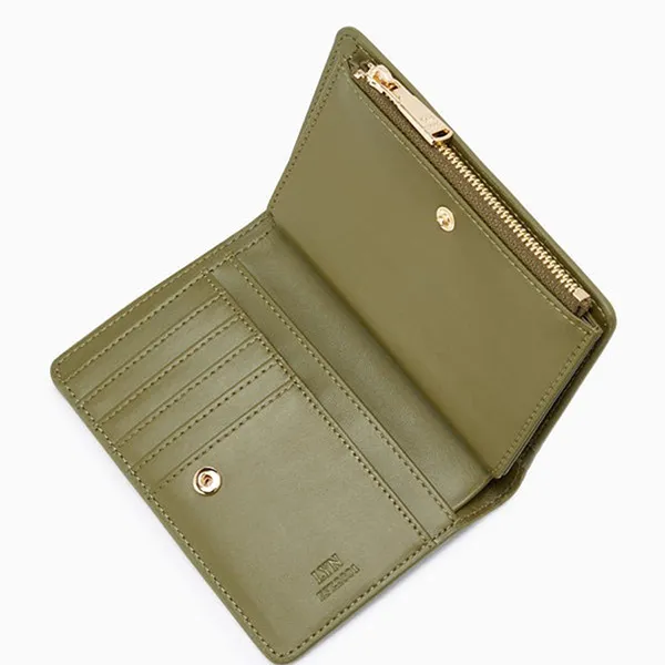 Ví Nữ Lyn Jemma Semi Short Wallets LL23WWF024 Màu Xanh