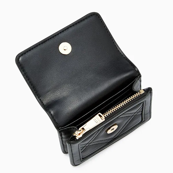 Ví Nữ Lyn Li-A Quilted Short Wallets LL23WWF027 Màu Đen