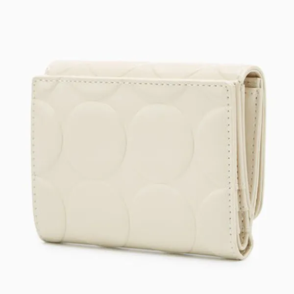 Ví Nữ Lyn Liz Short Wallets LL23WWF030 Màu Trắng Kem