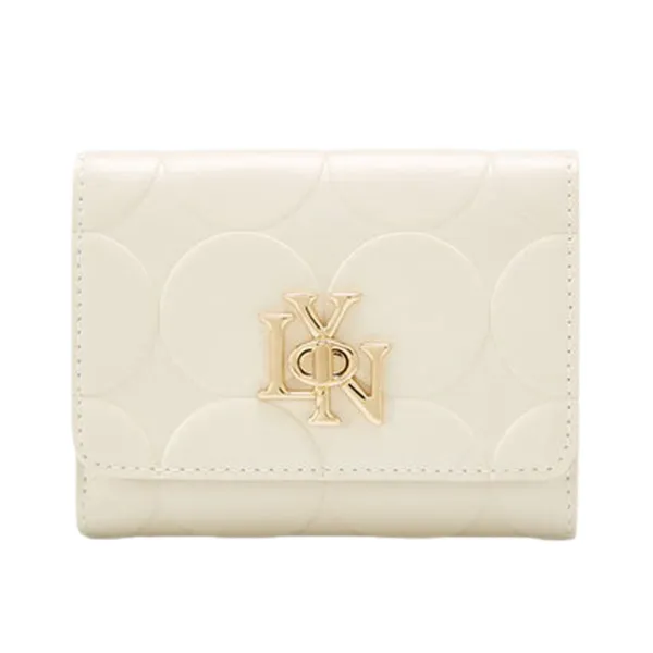 Ví Nữ Lyn Liz Short Wallets LL23WWF030 Màu Trắng Kem