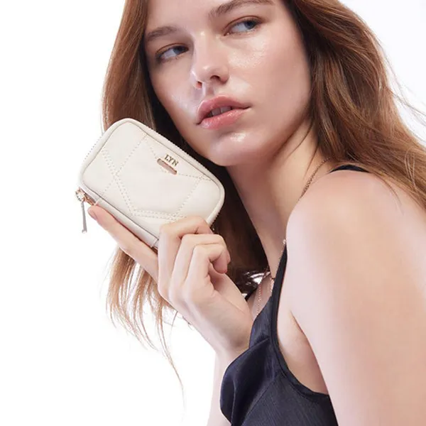 Ví Nữ Lyn Lowa Short Wallets LL24CWF014 Màu Trắng