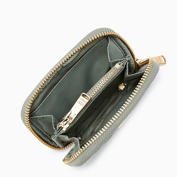 Ví Nữ Lyn Lowa Short Wallets LL24CWF014 Màu Xanh Green