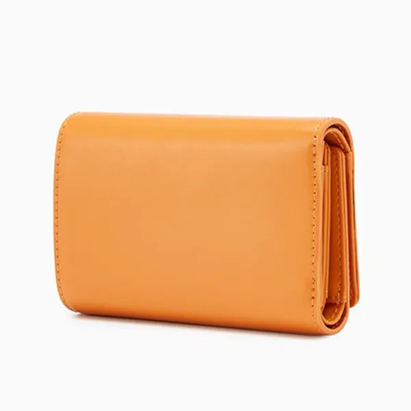 Ví Nữ Lyn Luna Semi Short Wallets LL23WWF025 Màu Cam
