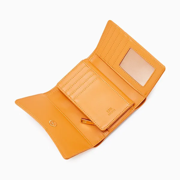 Ví Nữ Lyn Luna Semi Short Wallets LL23WWF025 Màu Cam