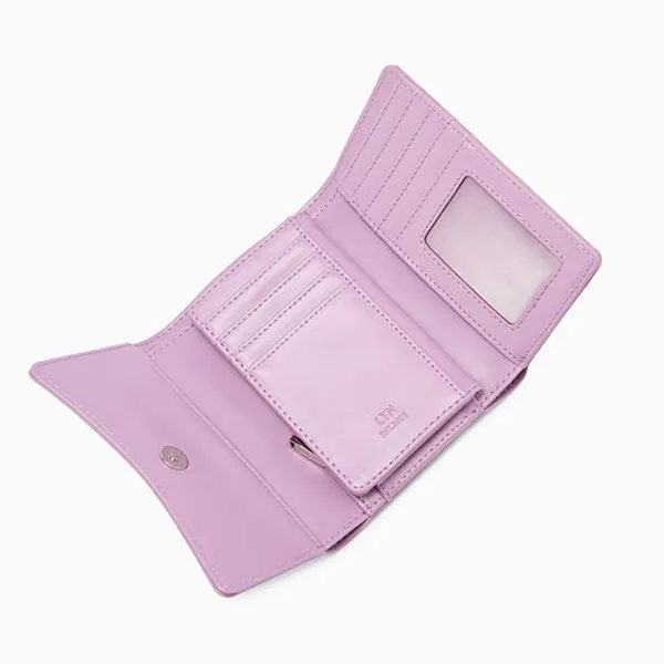 Ví Nữ Lyn Luna Semi Short Wallets LL23WWF025 Màu Tím