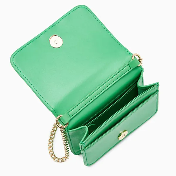 Ví Nữ Lyn Maree Wallets On Chain LL23WWF033 Màu Xanh Green