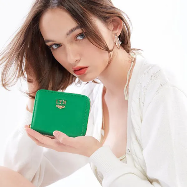 Ví Nữ Lyn Roslyn24 Short Wallets LL24CWF016 Màu Xanh Green