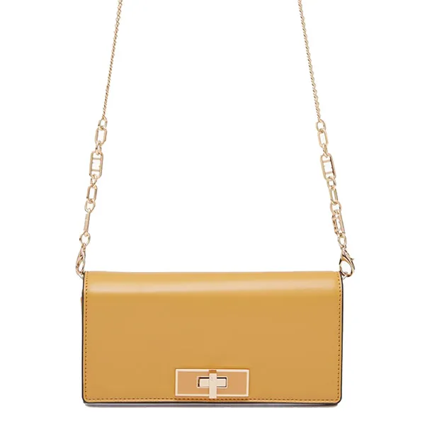 Ví Nữ Lyn Tamber Wallets On Chain LL24CWF050 Màu Vàng