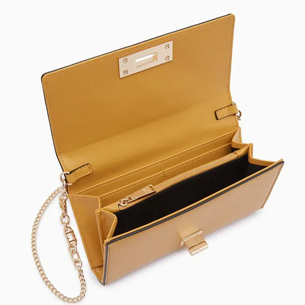 Ví Nữ Lyn Tamber Wallets On Chain LL24CWF050 Màu Vàng