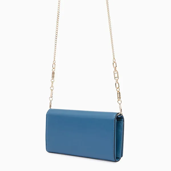 Ví Nữ Lyn Tamber Wallets On Chain LL24CWF050 Màu Xanh Blue - Túi xách - Vua Hàng Hiệu