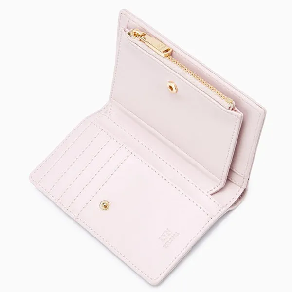 Ví Nữ Lyn Winter Semi Short Wallets LL23WWF029 Màu Hồng Tím