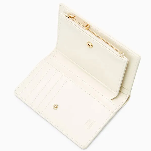 Ví Nữ Lyn Winter Semi Short Wallets LL23WWF029 Màu Trắng
