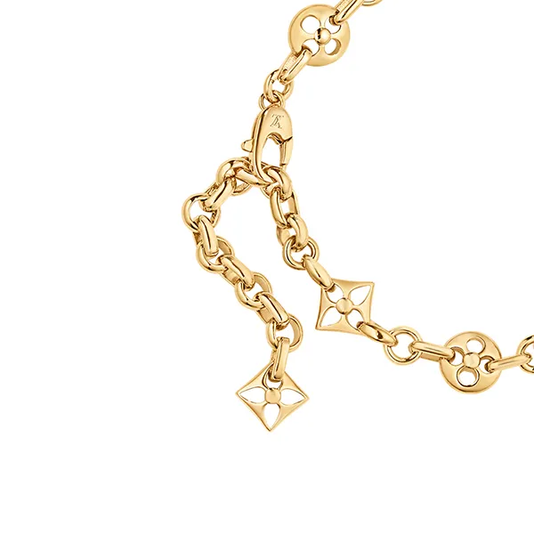 Vòng Đeo Tay Nữ Louis Vuitton LV Crazy in Lock Bracelet M00376 Màu Vàng