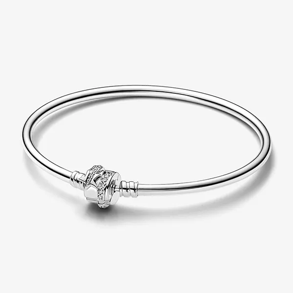 Vòng Đeo Tay Nữ Pandora Moments Limited Edition Shooting Star 592733C01 Màu Bạc Size 17
