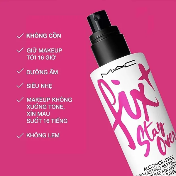 Xịt Khoá Nền Make Up MAC Fix+ Stay Over Mini 13ml - Trang điểm - Vua Hàng Hiệu