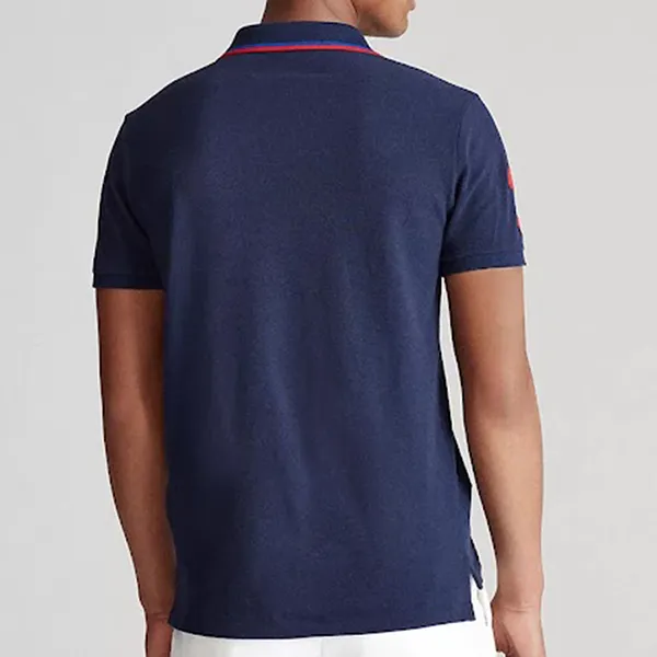 Áo Polo Nam Ralph Lauren Classic Fit 710862145001 - GB02 Màu Xanh Size M