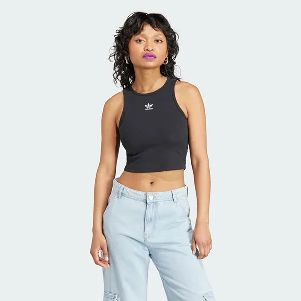 Áo Ba Lỗ Nữ Adidas Tank Top Essentials IJ8251 Màu Đen Size S