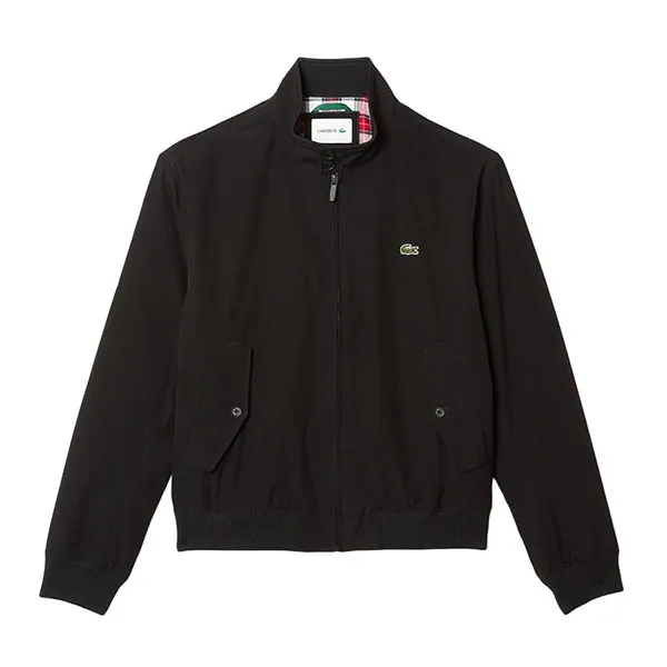 Áo Khoác Nam Lacoste Men's Showerproof Taffeta Harrington Jacket BH6242-10 Màu Đen Size 48 - Thời trang - Vua Hàng Hiệu