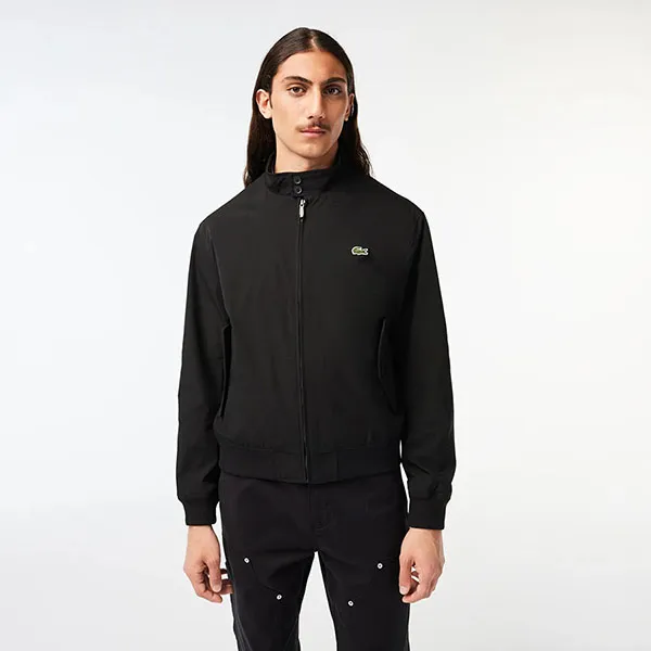 Áo Khoác Nam Lacoste Men's Showerproof Taffeta Harrington Jacket BH6242-10 Màu Đen Size 48 - Thời trang - Vua Hàng Hiệu
