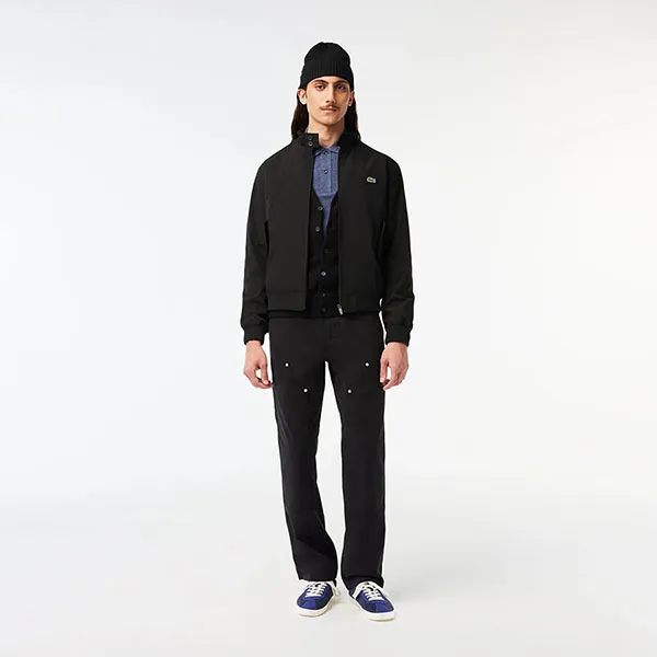 Áo Khoác Nam Lacoste Men's Showerproof Taffeta Harrington Jacket BH6242-10 Màu Đen Size 48 - Thời trang - Vua Hàng Hiệu