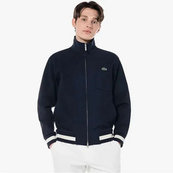 Áo Khoác Nam Lacoste SH920E-53G HDE Màu Xanh Navy Size L