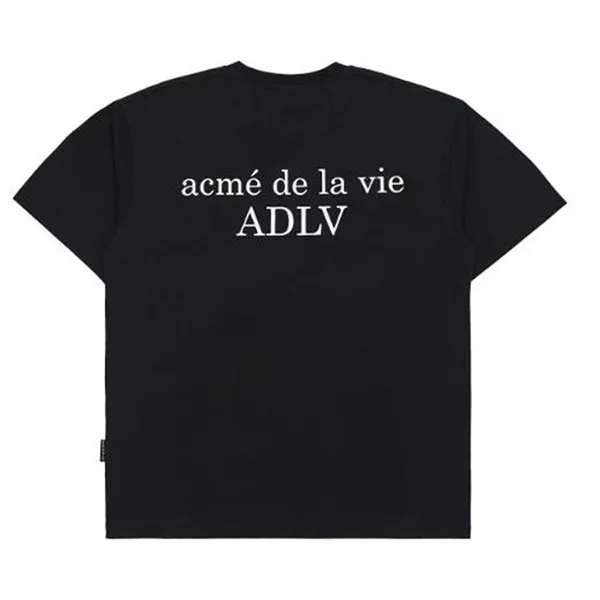 Áo Phông Acmé De La Vie ADLV Baby Face Yellow Beanie Boy Short Sleeve T-Shirt Black Màu Đen - Thời trang - Vua Hàng Hiệu