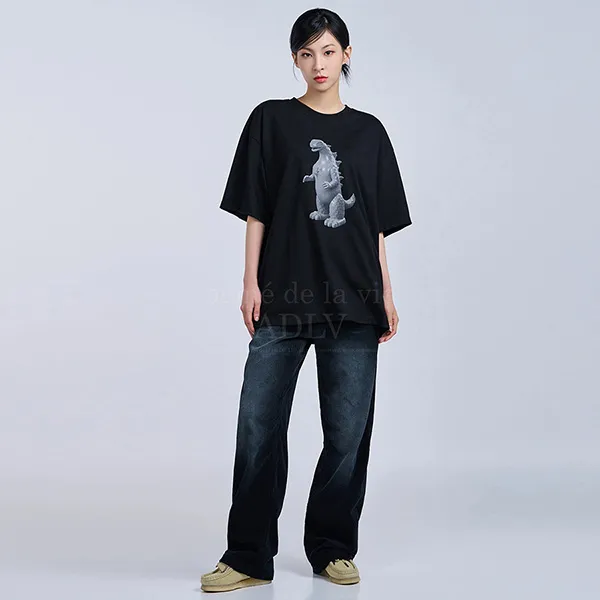 Áo Phông Acmé De La Vie ADLV Din2ls Creature Short Sleeve T-Shirt Màu Đen - Thời trang - Vua Hàng Hiệu