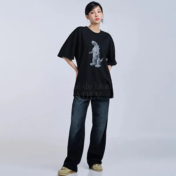 Áo Phông Acmé De La Vie ADLV Din2ls Creature Short Sleeve T-Shirt Màu Đen - Thời trang - Vua Hàng Hiệu