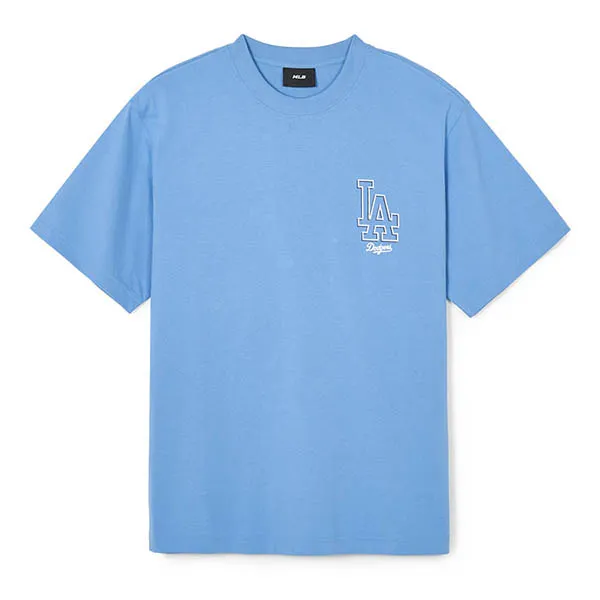 Áo Phông MLB Logo Mega LA Dodgers 3ATSB0343-07BLM Tshirt Màu Xanh Blue - Thời trang - Vua Hàng Hiệu