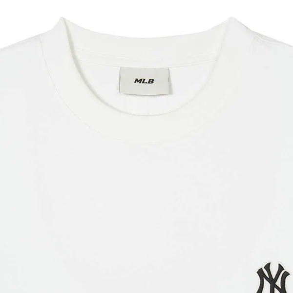 Áo Phông MLB New York Yankees 3ATSB1143-50WHS Tshirt Màu Trắng Size S