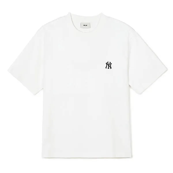 Áo Phông MLB New York Yankees 3ATSB1143-50WHS Tshirt Màu Trắng Size S