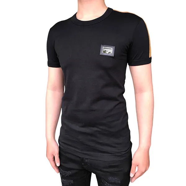 Áo Phông Nam Dolce & Gabbana D&G Short-Sleeve Tshirt Màu Đen Size 44