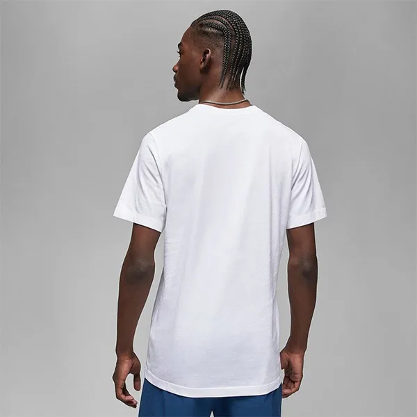 Áo Phông Nam Nike Jordan Basketball Wear Graphic Tshirt DV8415-100 Màu Trắng Size S