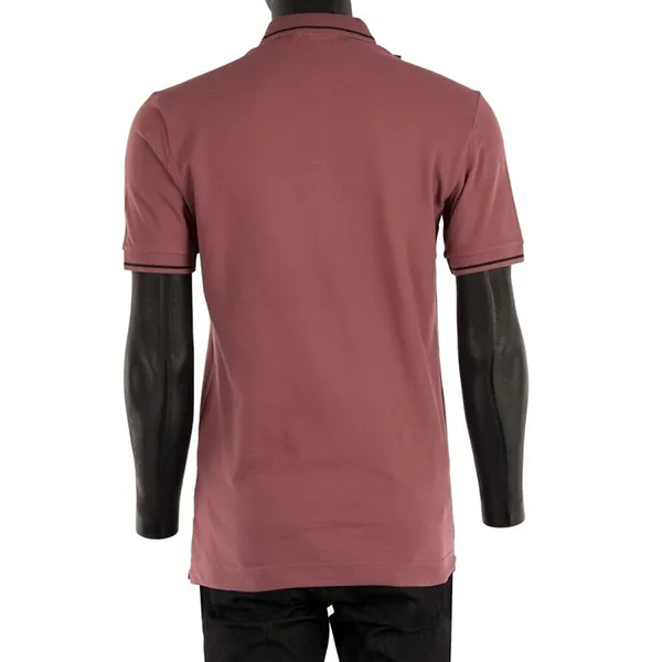 Áo Polo Nam Dolce & Gabbana D&G Pink Crown Corona Polo Shirt G8FX3T Màu Hồng Đỗ Size 44