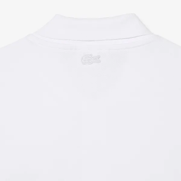 Áo Polo Nam Lacoste Men's Contrast Placket And Crocodile Badge PH146551001 - PC02 Màu Trắng Size M