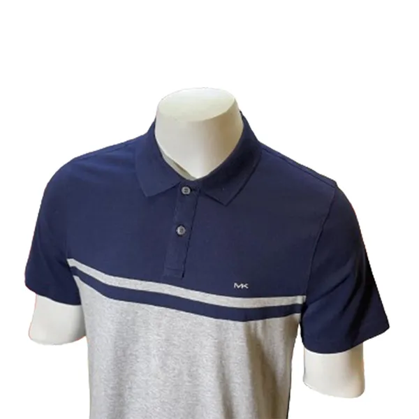 Áo Polo Nam Michael Kors MK KF1500ZFV4 - PD04 Màu Xanh Xám Size M