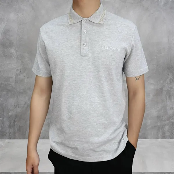 Áo Polo Nam Versace Medusa A89504S Polo Shirt Màu Xám Size XS - Thời trang - Vua Hàng Hiệu