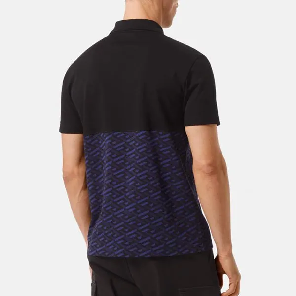 Áo Polo Nam Versace Medusa Short-Sleeved Polo Shirt Màu Đen Xanh Size S - Thời trang - Vua Hàng Hiệu