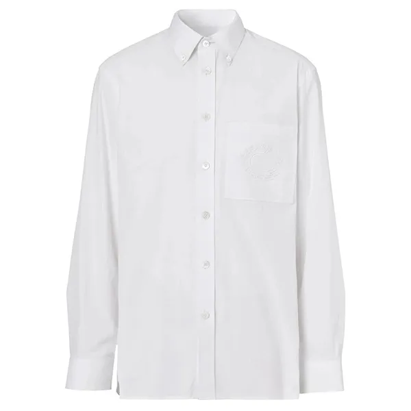 Áo Sơ Mi Nam Burberry White Chapling Shirt 8064874 Màu Trắng Size XS - Thời trang - Vua Hàng Hiệu