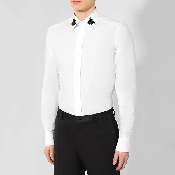 Áo Sơ Mi Nam Dolce & Gabbana D&G GOLD G5GB6Z Màu Trắng Size 37