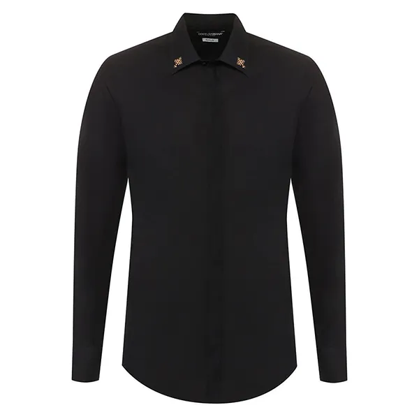 Áo Sơ Mi Nam Dolce & Gabbana D&G GOLD G5GDOZ Màu Đen Size 38 - Thời trang - Vua Hàng Hiệu