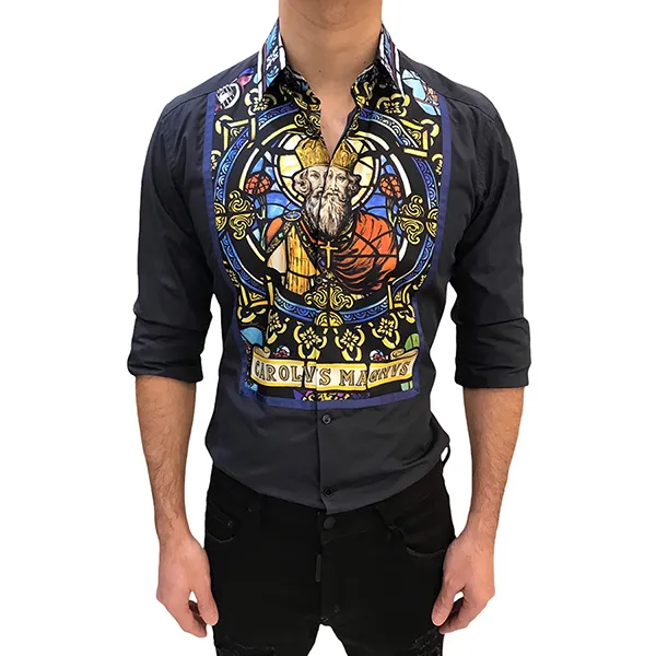 Áo Sơ Mi Nam Dolce & Gabbana D&G GOLD G5GT1T Màu Đen Size 38 - Thời trang - Vua Hàng Hiệu