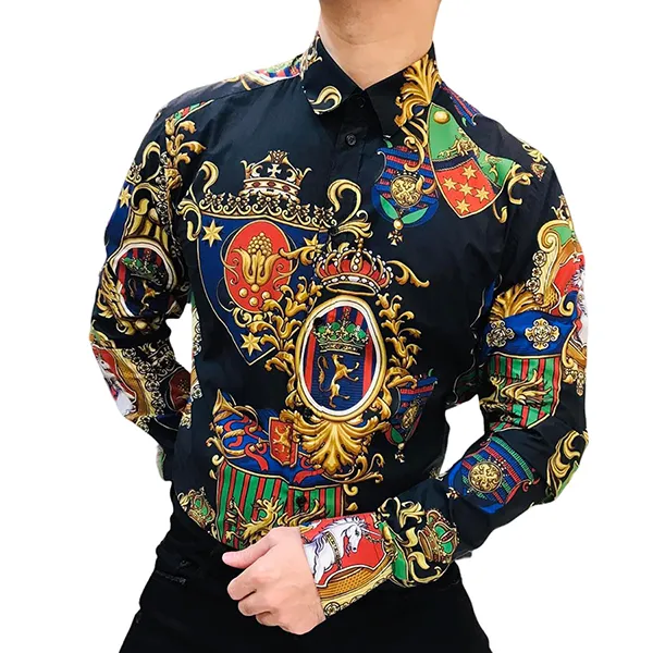 Áo Sơ Mi Nam Dolce & Gabbana D&G G5EJ1T Phối Màu Size 39 - Thời trang - Vua Hàng Hiệu