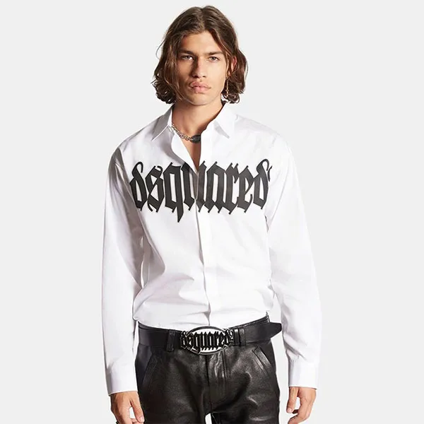 Áo Sơ Mi Nam Dsquared2 Men’s Shirt S74DM0809 S36275 100 White Màu Trắng Size 46 - Thời trang - Vua Hàng Hiệu