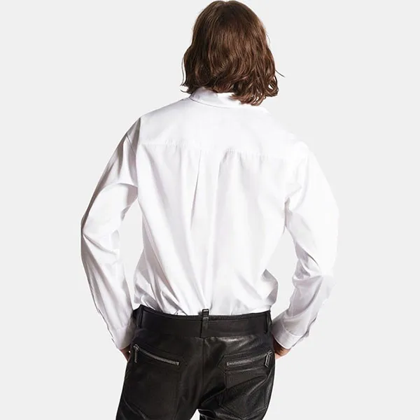 Áo Sơ Mi Nam Dsquared2 Men’s Shirt S74DM0809 S36275 100 White Màu Trắng Size 46 - Thời trang - Vua Hàng Hiệu